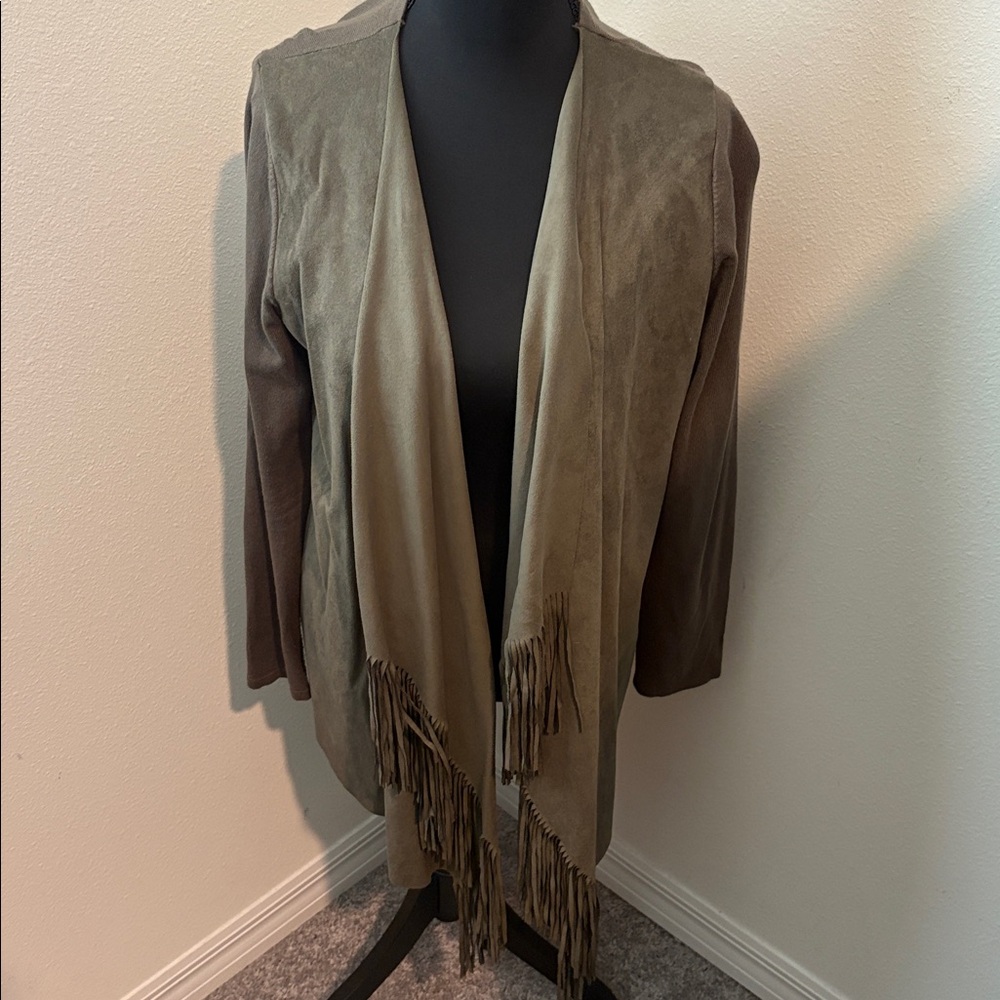 INC International Concepts Brown Knit Cardigan